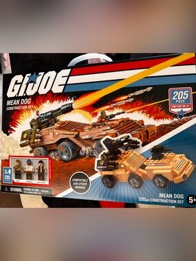 Hasbro G.I. Joe Mean Dog Construction Set - Tan, Black, Blue